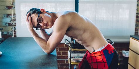 This Sexy Spider Man Dudeoir Shoot Will Have You Caught In Peter Parker