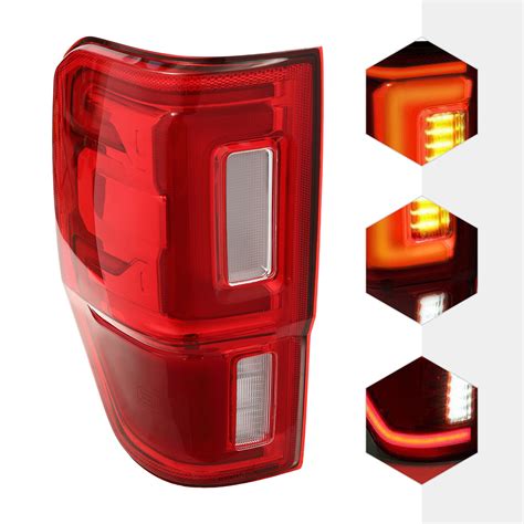 Left Driver Tail Light For 2019 2023 Ford Ranger Led Tail Lamp Wblind