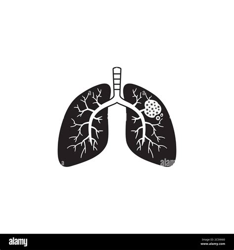 Cancer Lung Icon Design Vector Illustration Stock Vector Image And Art