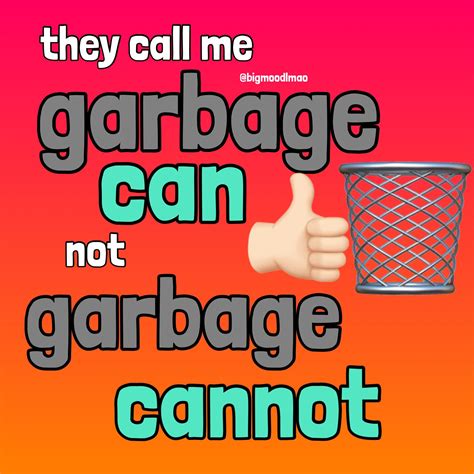 You Are A Garbage Can Not A Garbage Cannot Rwholesomememes Wholesome Memes Know Your Meme