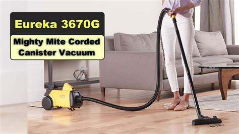 Best Corded Vacuum Eureka Mighty Mite 3670g Corded Canister Vacuum