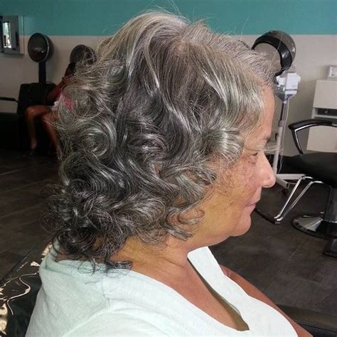 Cut it above the shoulders and use a round brush or hair curlers to get these large soft waves. 40 The Best Hairstyles and Haircuts for Women Over 70 ...