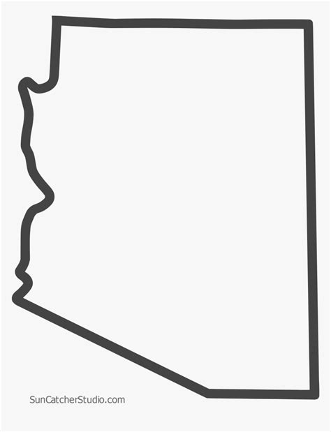 Arizona State Outline Arizona State Outline Png 20 Free Cliparts