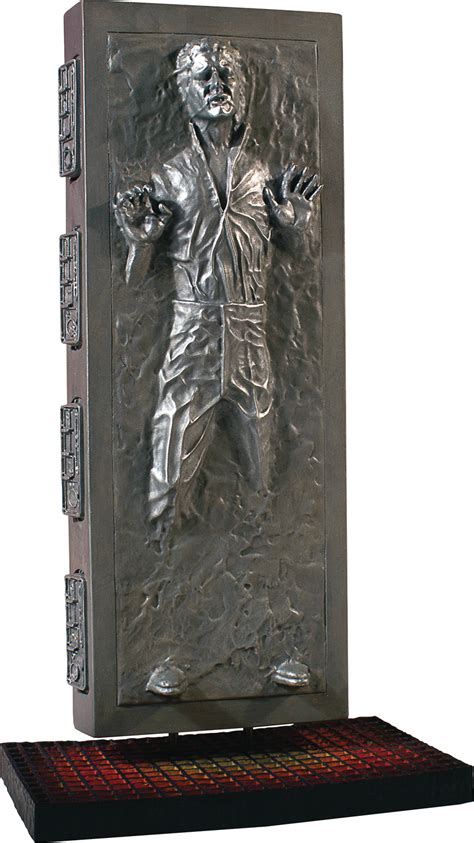 Oct182375 Sw Collectors Gallery Han Solo Carbonite 8in Statue