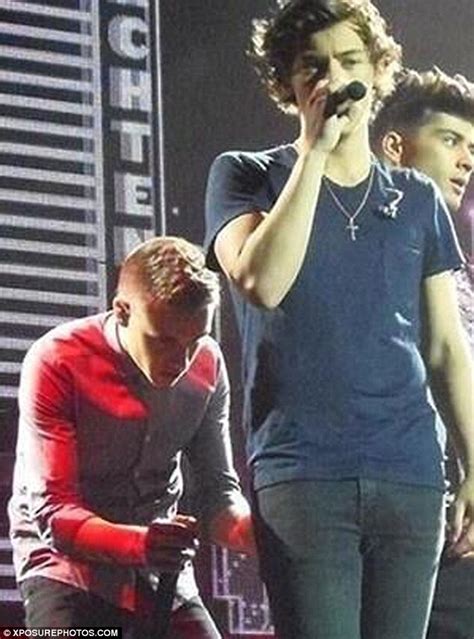 Harry Styles Flashes Audience As Liam Payne Pulls Down His Trousers At