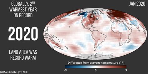 Noaa 2020 Ranks As Earths 2nd Hottest Year Bernews