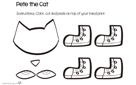 Advertisement to get the sheets, what you must do is to … Pete the Cat Coloring Pages Crafts - Free Printable ...