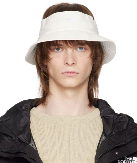 The North Face White Class V Top Knot Bucket Hat In Black For Men Lyst