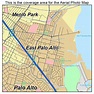 Aerial Photography Map of East Palo Alto, CA California
