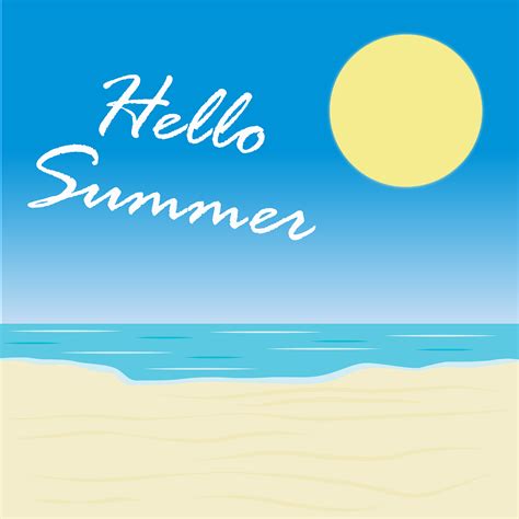Download Summer Beach Postcard Royalty Free Vector Graphic Pixabay
