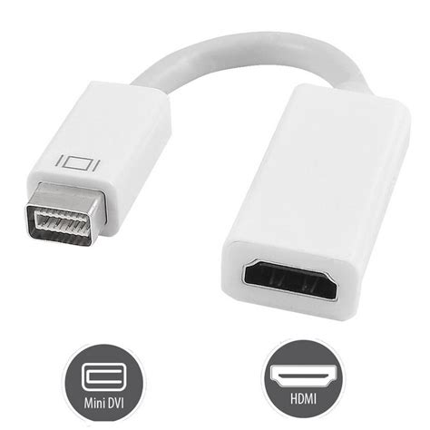 For the time being, dvi remains one of the last standard monitor cables. Mini DVI Male to HDMI Female Adapter Cable (10CM) - Free ...