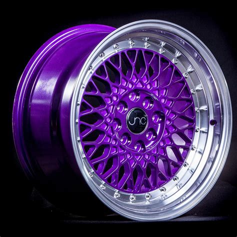 Jnc031 Candy Purple Machined Lip Jnc Wheels Custom Wheels Collection