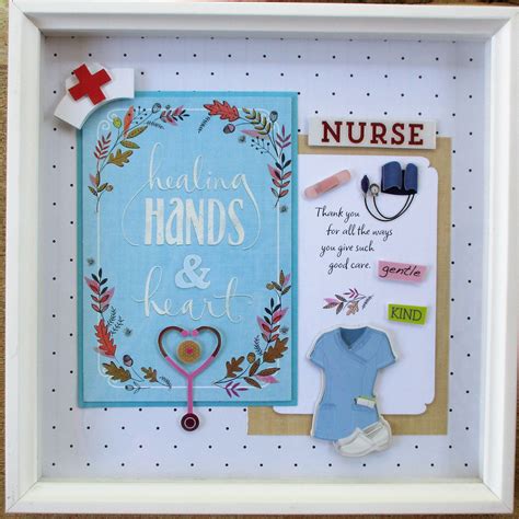Nurse Office Décor, Nurse Shadowbox, Gift for Nurse, Nurse Appreciation | Shadow box, Nurse 