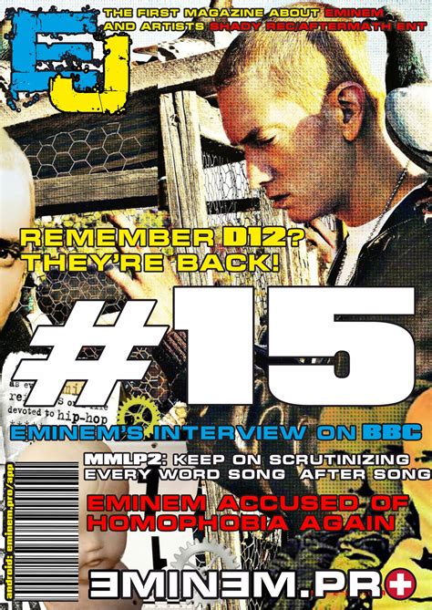 Ej Magazine 15 Eminem Cover Eng Eminempro The Biggest And Most