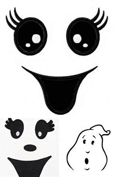 Color the eyeglasses if you chose the plain template. ghost face template printable - Bing images | Ghost faces ...