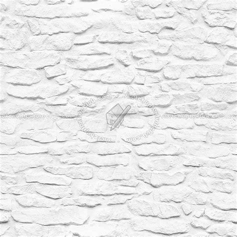 White Painted Stone Wall Pbr Texture Seamless 21951