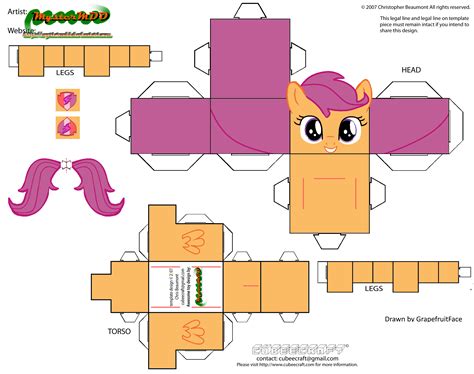 25 My Little Pony Cubeecraft