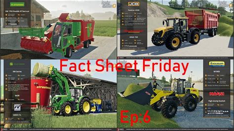 Farming Simulator 19 Fact Sheet Friday Ep6 Silage And Feed Youtube
