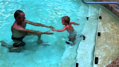 Nico Swimming With Grandpa Stan Youtube