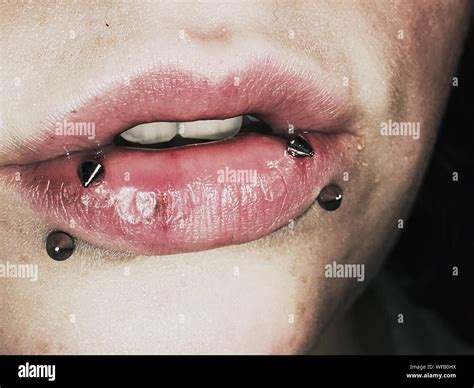 Woman Pierced Hi Res Stock Photography And Images Alamy