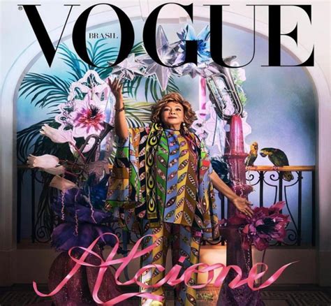 Notícia Cantora Alcione Estampa Capa Da Revista Vogue Se Liga No Br