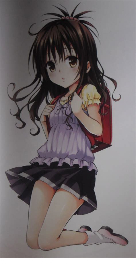 The Big Imageboard Tbib 1girl Absurdres Backpack Bag Brown Hair Highres To Love Ru Yuuki