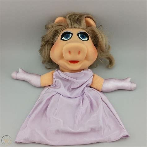 Vintage Miss Piggy Muppet Fisher Price Hand Puppet Wbox 855 Mint