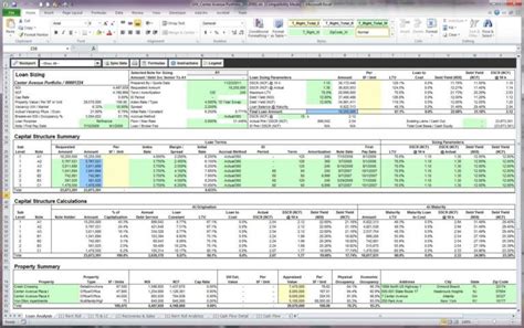 Sample Rental Income And Expenses Spreadsheet Property Template Rental