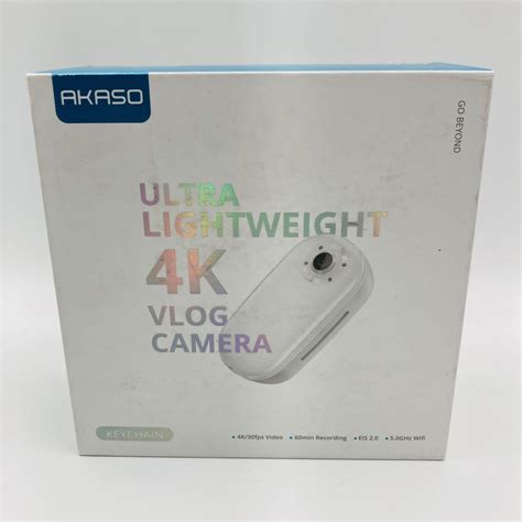 Akaso Keychain 4k アクションカメラ Vlog 限定販売 3960円引き Swimmainjp