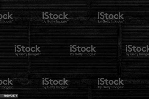 Black Brick Blocks Wall Texture Stock Photo Download Image Now