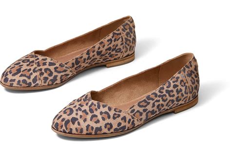 Black Leopard Suede Women S Julie Flats In Leopard Print Shoes Leopard Print Flats