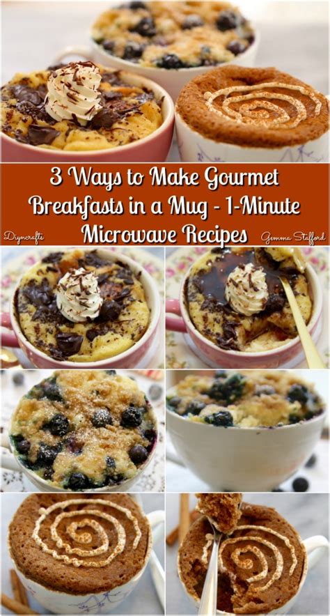 We don't need to share.) breakfast microwave recipes. 3 Ways to Make Gourmet Breakfasts in a Mug - 1-Minute Microwave Recipes - DIY & Crafts