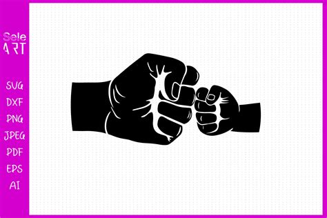 Fist Bump Graphic By SeleART Creative Fabrica