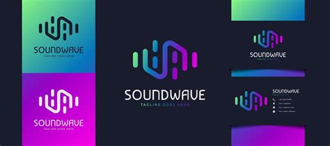 Colorful Sound Wave Logo Design Suitable For Music Studio Or