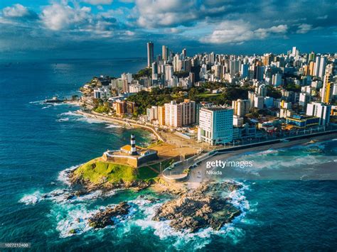 Flygbolag som tap ofta via lissabon eller. Luftaufnahme Von Salvador Da Bahia Stadt Bahia Brasilien ...