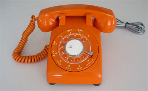 Orange Rotarytelephone Order Page Orange Landline Phone Desk Phone