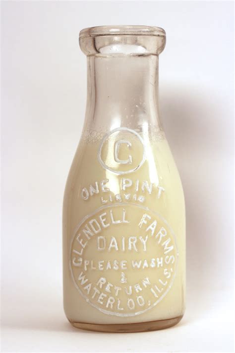 Glendell Farm Dairy Milk Bottle 1930 2109×3160 Vintage Milk