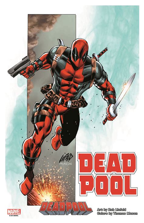 Deadpool Signed Print By Rob Liefeld Rob Liefeld Creations