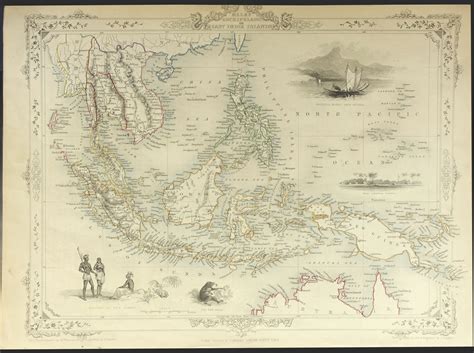 Malay Archipelago Or East India Islands Tallis C1849 1853
