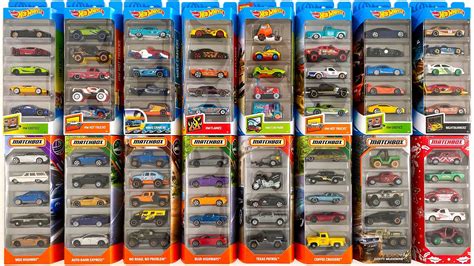 Lets Open Hot Wheels And Matchbox 5 Packs Youtube