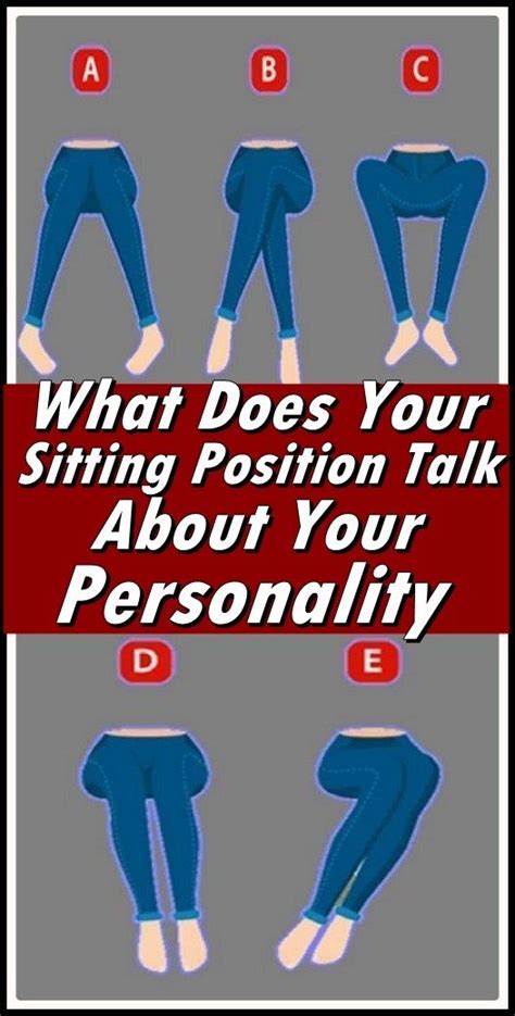 What Does Your Sitting Position Talk About Your Personality Sitting