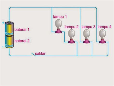 Cara Membuat Rangkaian Listrik Seri Dan Paralel Sederhana Praktek Ipa