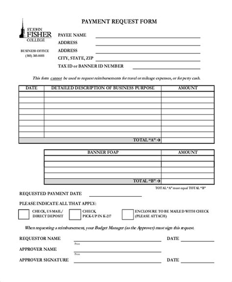 Payment Request Form Template Charlotte Clergy Coalition