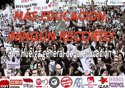 Fampa Burgos Huelga General Actos De La Plataforma Por La Escuela PÚblica