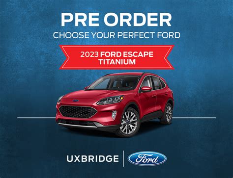 2023 Ford Escape Titanium Get Your Ford Faster 55682040 Uxbridge