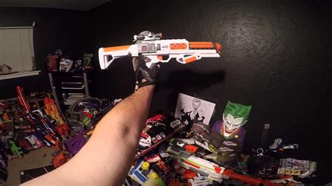 Review Nerf Star Wars First Order Stormtrooper Deluxe Blaster Youtube