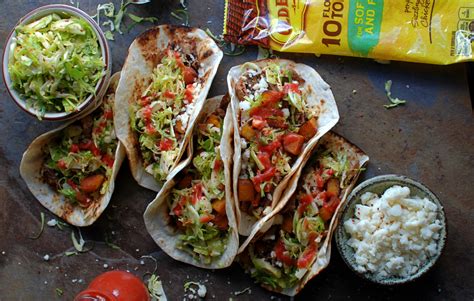 What do brussels sprouts go well with? Cider Braised Pork Tacos with Roasted Squash, Brussel ...