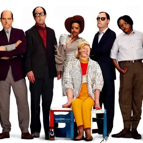 The Cast Of Arrested Development In A Promo Shot Stable Diffusion