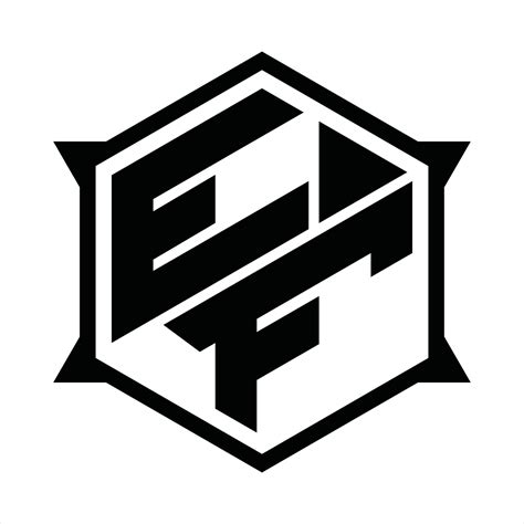 Ef Logo Monogram Design Template 16574323 Vector Art At Vecteezy