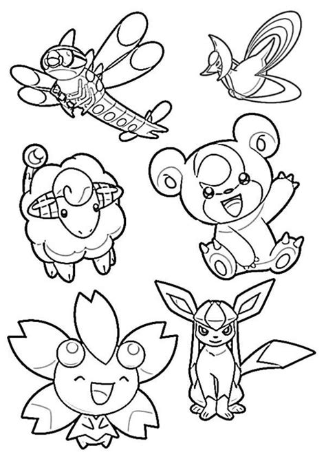 Mini happy birthday coloring sets. Drawing Chiby Pokemon Coloring Pages : Bulk Color di 2020